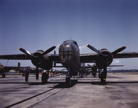 Bombers Built Outdoors in Kansas, Kansas City, Kansas