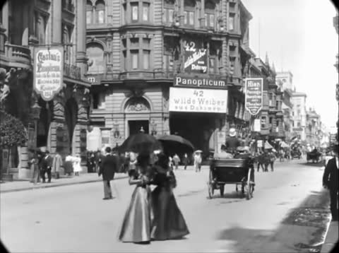 Berlin's Friedrichstrasse, Berlin, Germany