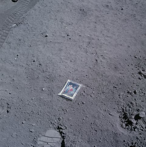 A family photo on the Moon, Descartes Highlands, the Moon