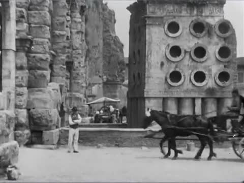 The Baker's Tomb at Porta Maggiore, Porta Maggiore, Rome, Italy