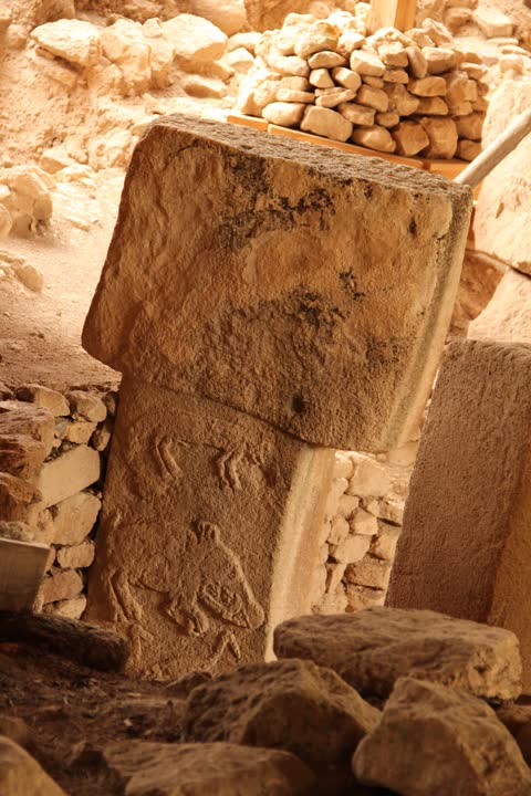Pillars raised by hunter-gatherers, Şanlıurfa Province, Turkey