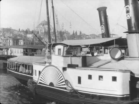 A Steamer on the Golden Horn, Golden Horn, Istanbul, Turkey