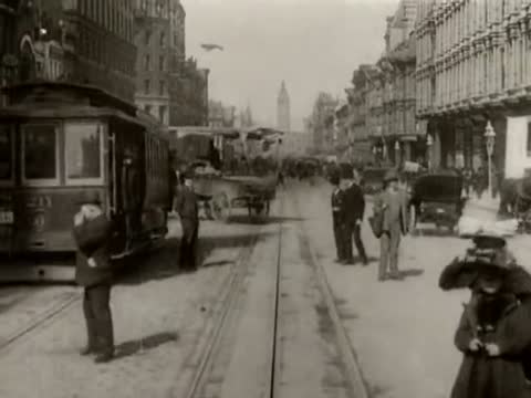 San Francisco, just before the quake, Market Street, San Francisco
