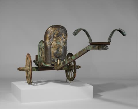 An Etruscan chariot sold abroad, Monteleone di Spoleto, Italy