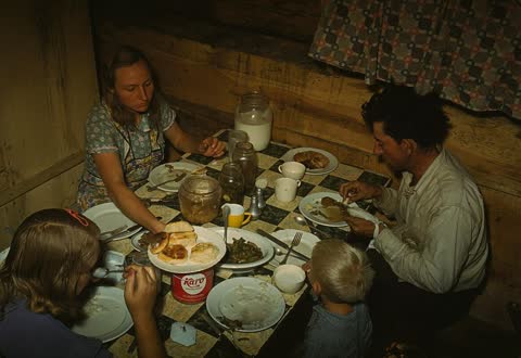 Dinner in a Dugout, Pie Town, New Mexico