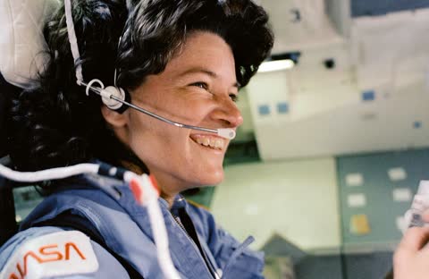 Sally Ride in Orbit, Space Shuttle Challenger