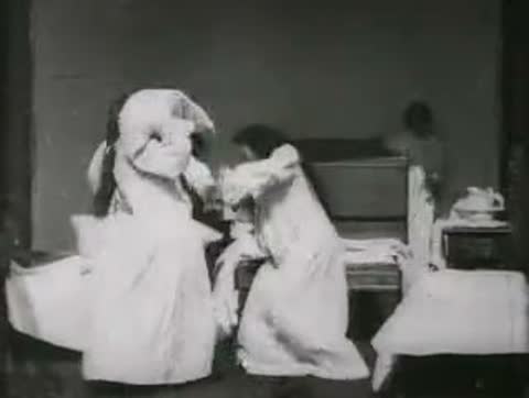 Pillow Fight at the Seminary, West Orange, New Jersey, USA