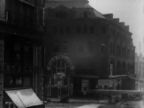 A Theatre Torn Down in Two Minutes, Broadway, New York City