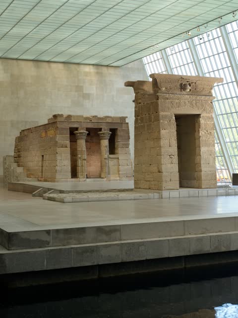 A temple moved to New York, Dendur, Nubia, Egypt