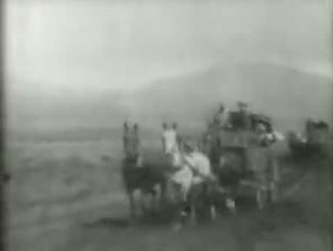 Stagecoaches Through Yellowstone, Yellowstone National Park, USA